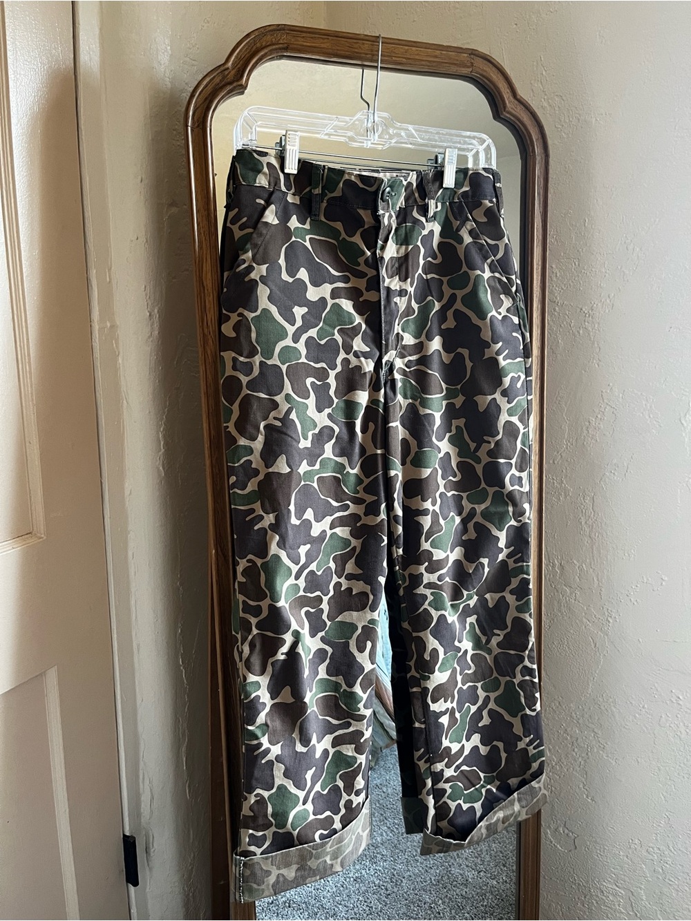 SafTBak Camo Pants in Green and Brown